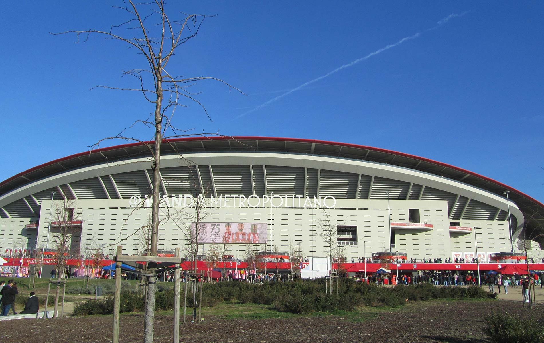 2º Estadio del Atlético de Madrid. Wanda. Sitios para visitar en Madrid con niños. 2º Estadio del Atlético de Madrid.