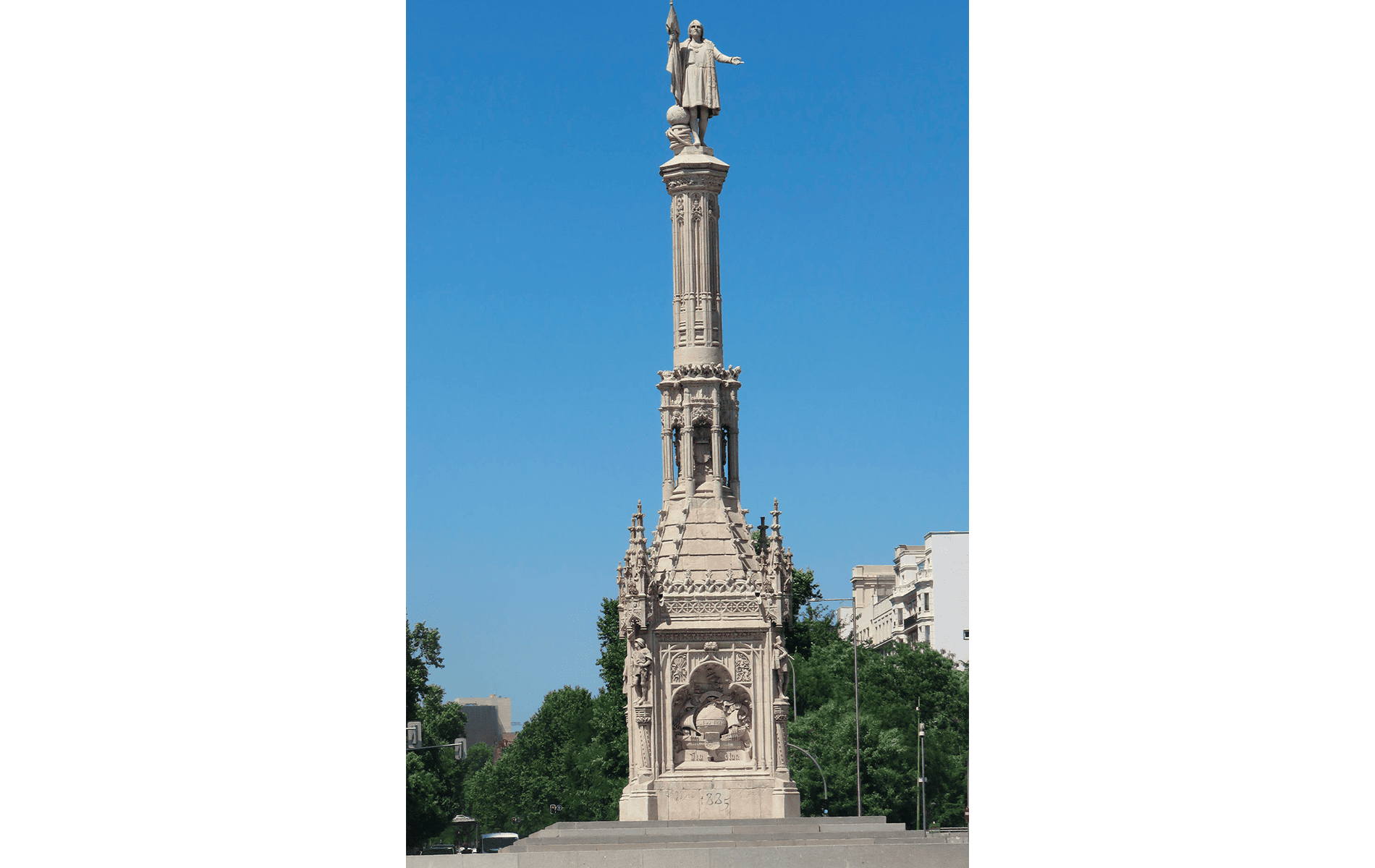 Turismo de Madrid.90 Monumento a Colón. Plaza de Colón. 9