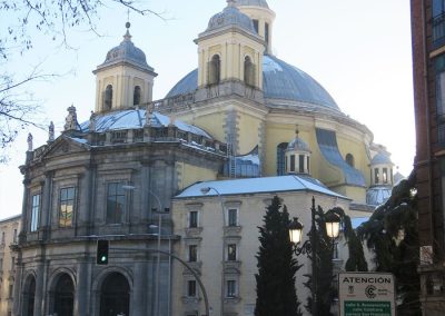 MADRID NEVADO - BASÍLICA DE SAN FRANCISCO EL GRANDE.