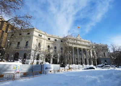 MADRID NEVADO - BOLSA DE MADRID.