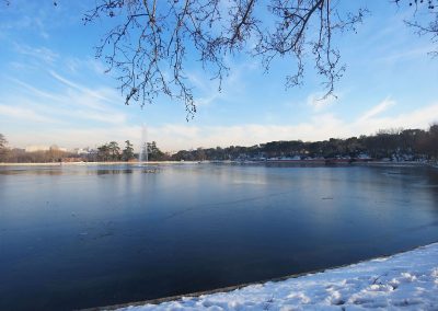MADRID NEVADO - LAGO CASA DE CAMPO.