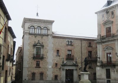 Madrid con nieve - CASA CISNEROS.