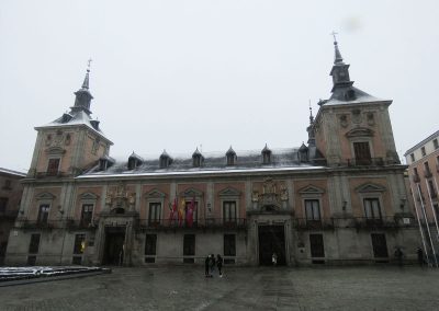 Nieva en Madrid - CASA DE LA VILLA.