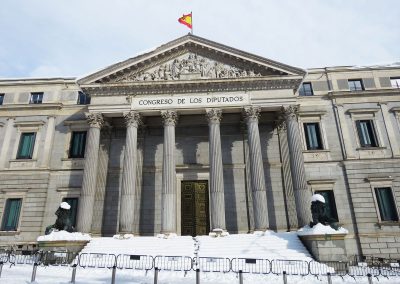 MADRID NEVADO - CONGRESO DE LOS DIPUTADOS.