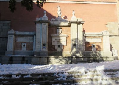 MADRID NEVADO - FUENTE DE LA CRUZ VERDE.
