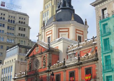 MADRID NEVADO - IGLESIA DE CALATRAVA.