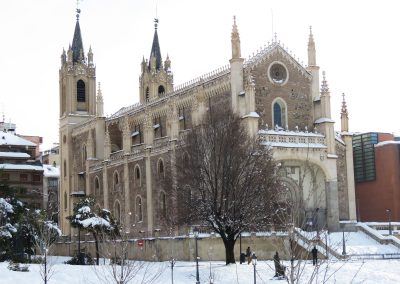 MADRID NEVADO - IGLESIA DE SAN JERÓNIMO.