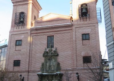 MADRID NEVADO - IGLESIA DE SAN MARTÍN.
