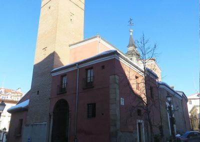 MADRID NEVADO - IGLESIA SAN PEDRO EL VIEJO.