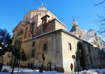 MADRID NEVADO - IGLESIA DE SAN SEBASTIÁN.