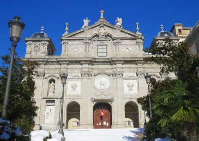 MADRID NEVADO - IGLESIA DE SANTA BÁRBARA.