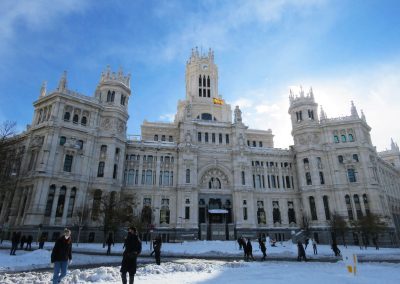MADRID NEVADO - PALACIO DE CIBELES.