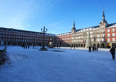 MADRID NEVADO - PLAZA MAYOR.