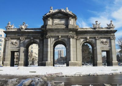 MADRID NEVADO - PUERTA DE ALCALÁ.