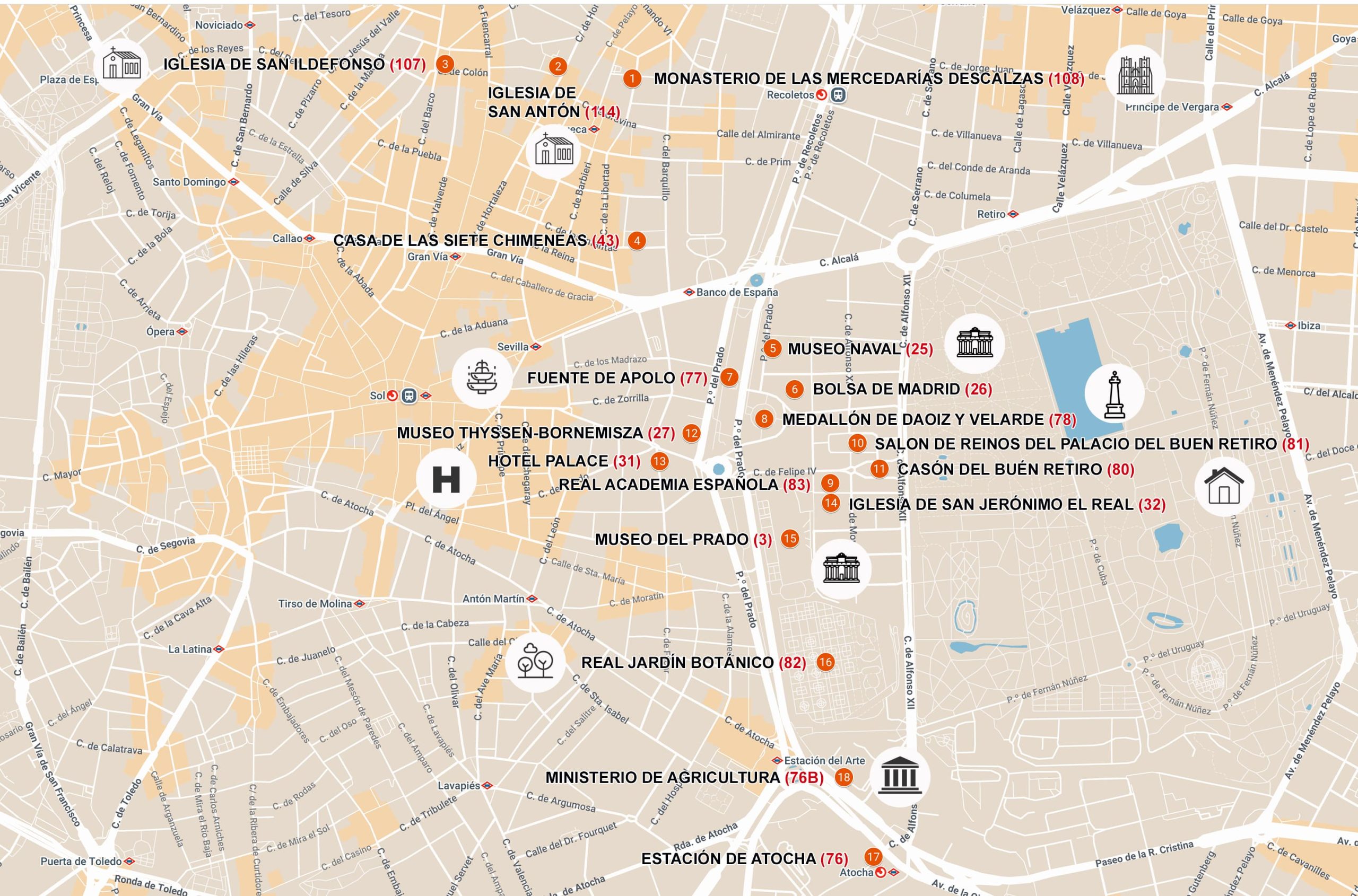 Rutas por Madrid centro 7 días. Día 4. Turismo de MADRID.