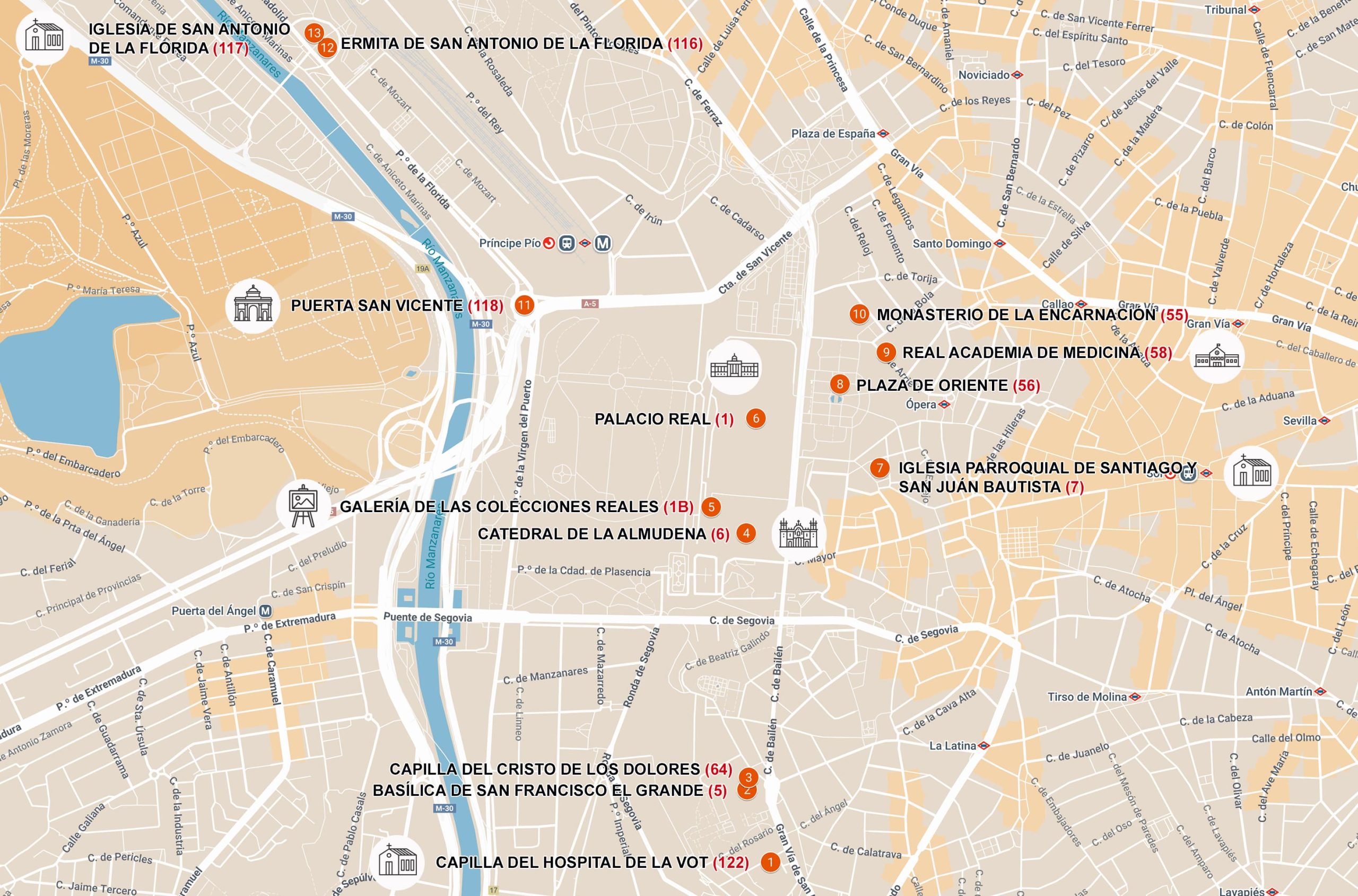 Rutas por Madrid centro 8 días. Día 1. Turismo de MADRID.